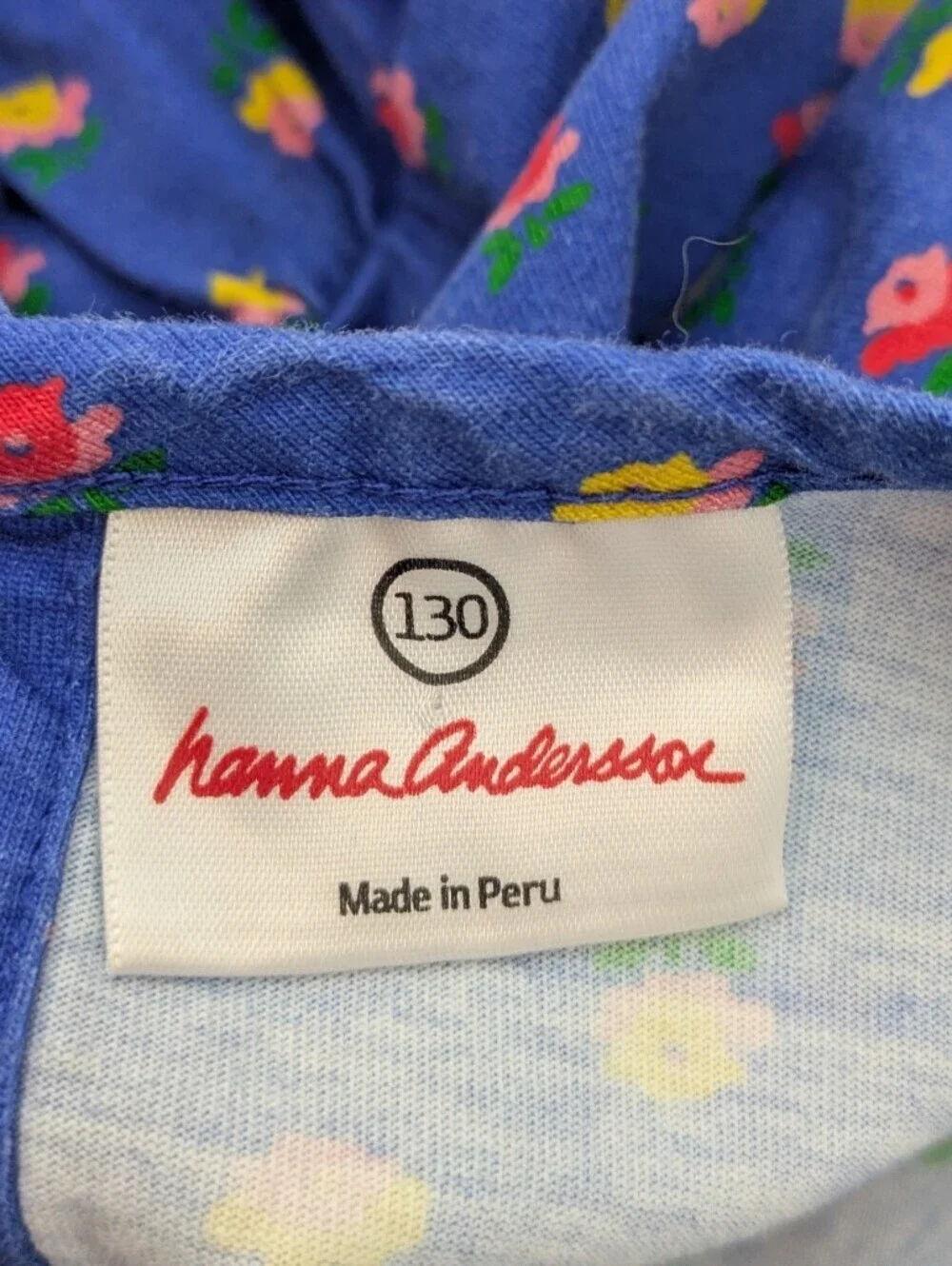 Hanna Andersson Flower Shirt 130 8